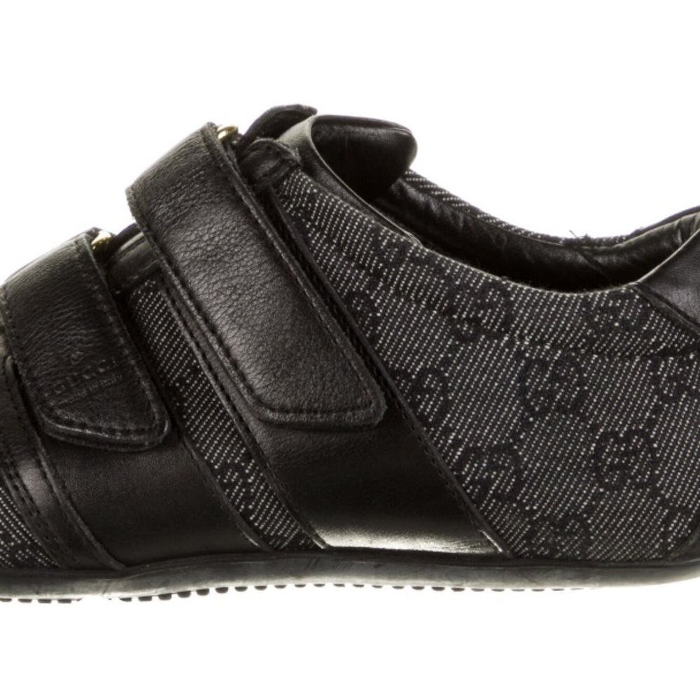 Gucci GG Low Top Denim & Leather Sneakers 7.5 - Picture 9 of 17